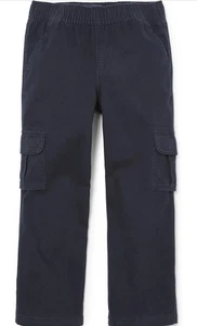 NEW- The Children's Place Navy Blue Pull On Cargo Pants Size 10 - Picture 1 of 5