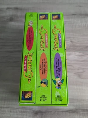 The Best Of The Simpsons VHS Box Set Volumes 1-3, 1 2 & 3 Cartoon TV Show  - Image 1 of 4