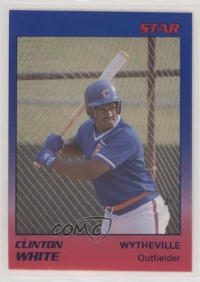 1989 Star Wytheville Cubs Clinton White #28 - Image 1 of 2