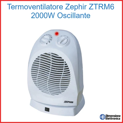Stufetta Elettrica Basso Consumo Riscaldatore Termoventilatore Bagno Portatile - Immagine 1 di 4