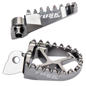 Tusk Billet Race Foot Pegs For HUSQVARNA FX 450 2017-2022 - Picture 1 of 4