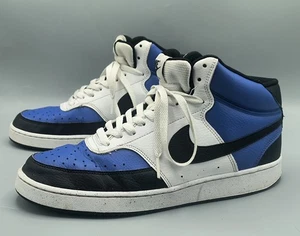 Nike Court Vision Mid Next Nature FQ8740-480 Spiel royal/schwarz/weiß Herren Größe 9,5 - Bild 1 von 10