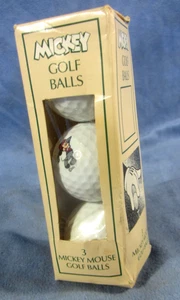 Box of 3 Titleist Acushnet Lithium Surlyn Disney World Mickey Mouse Golf Balls - Picture 1 of 11