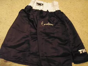 CARMEN BASILIO AUTOGRAPHED SIGNED BOXING TRUNKS - Picture 1 of 2