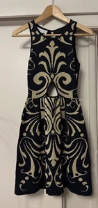 Alice McCall Black and Gold bodycon dress NWOT size 6 (lc7) - Picture 1 of 6