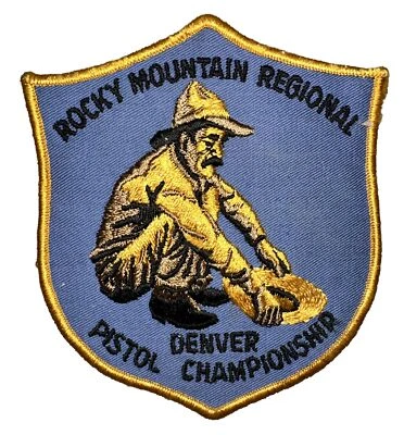 Parche Campeonato Pistola Rocky Mountain Regional Denver CO Foto 1 de 3