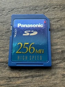Genuine OEM Panasonic 256MB 10 MB/s SD Memory Card High Speed - Picture 1 of 2