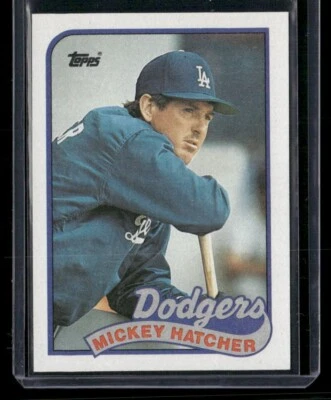 1989 Topps - Mickey Hatcher #483 - Image 1 of 2