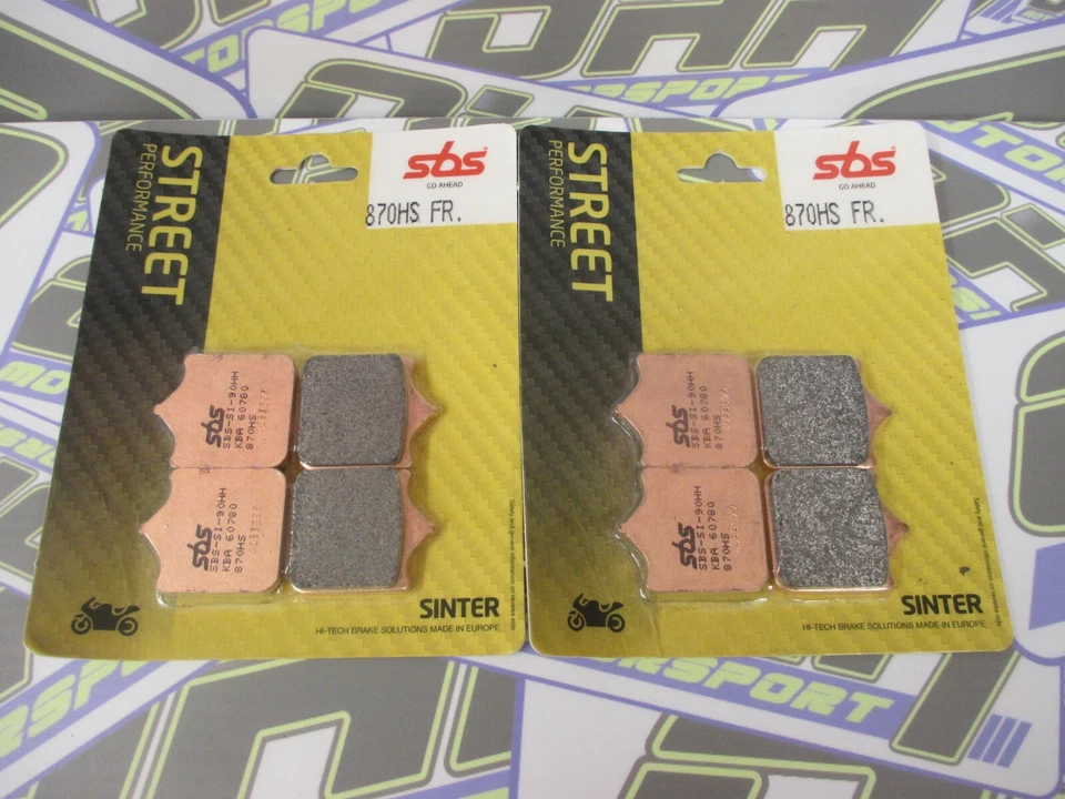 SBS HS Street Sinter HH Front Brake Pads for BMW S1000RR S1000 RR 2009-2017 - Image 1 of 1