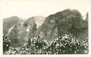 1930er RPPC Kodak of Hawaii, Upside Down Falls - Bild 1 von 3