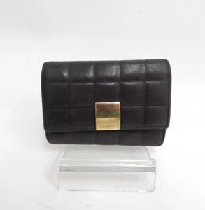 Authentic CHANEL Chocolate Bar Leather 6 Rings Key Case  #42522 - Picture 1 of 18