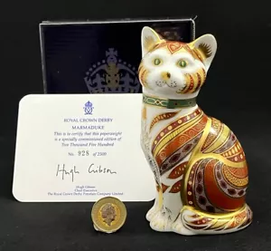 Royal Crown Derby 'Marmaduke' Boxed Paperweight Limited Edition 1st Quality Gold - Picture 1 of 9