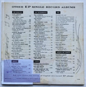 NAT "KING" COLE EP - TOP POPS PART 1 - CAPITOL - 1952 - Picture 1 of 3