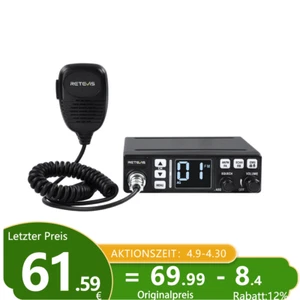 Radio samochodowe Retevis MB63A CB z podwójnym trybem 40 kanałów dla kierowców ciężarówek / wycieczek / kempingu - Zdjęcie 1 z 9