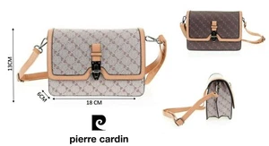 Borsa donna borsetta rigida con tracolla Pierre Cardin ecopelle tasca cellulare - Picture 1 of 13