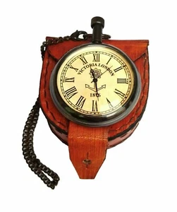 Nautical Vintage Antique Victoria London Pocket Watches For Men Women Gift - Picture 1 of 3
