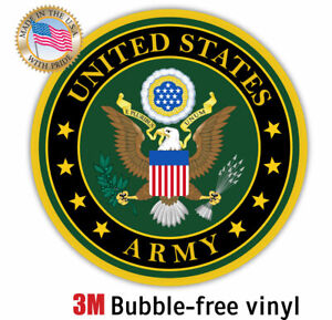 US ARMY MILITARY DECAL WALL HIGH QUALITY STICKER 3M CAR TRUCK Window Laptop