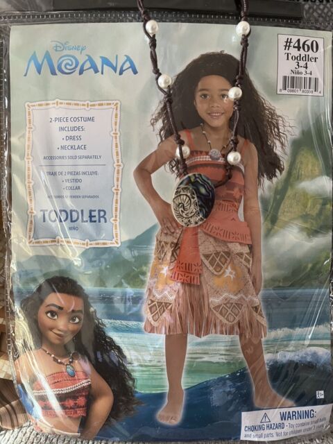 Disfraz de mujer de Disney Moana Multicolor – Yaxa Store