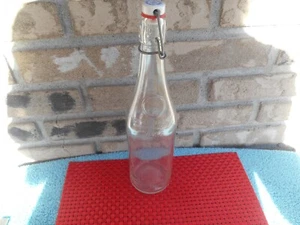 VINTAGE Geyer Freres Glass Bottle Munster MLLE Maison Fondee en 1895 w Stopper - Picture 1 of 9