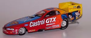John Force Castrol GTX/Superman 1999 Mustang Funny Car Action 1:32 AUTOGRAPHED - Picture 1 of 12