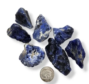 Sodalite Natural Rough Pieces Brazil 106 grams 4 piece lot - Imagen 1 de 1