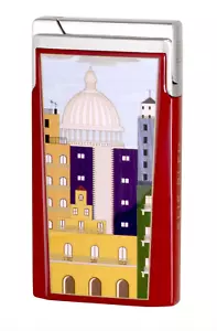 Elie Bleu Limited Edition roter kubanischer Taschenlampenanzünder in Havanna, EBJ1567, neu im Karton - Bild 1 von 7