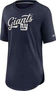 Camiseta Nike Para Mujer New York Giants College Marina Fútbol Funday Fin de Semana Pequeña - Imagen 1 de 1