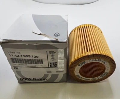 BMW Engine Oil Filter Element 11427953129 fits 2019 BMW 640i Gran Coupe Base 3.0 - Image 1 of 4