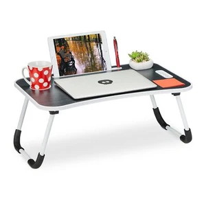 Support pour lit & canapé H x L x P 26 x 63 x 40 cm Tablette Pliable pour Or... - Photo 1/8