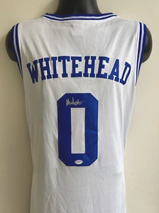 Dariq Whitehead Signed Autographed Duke Blue Devils Nike Team Jersey PSA COA (L) - Picture 1 of 5