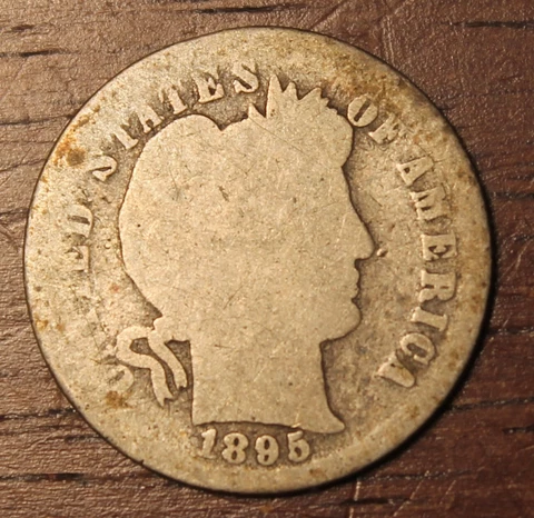 1895 S Barber Dime.......................... Lot 5087 Cover
