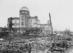 HIROSHIMA JAPÓN BOMBA ATÓMICA RUINAS PÓSTER BRILLANTE FOTO IMPRESA Segunda Guerra Mundial 3993 - Imagen 1 de 1