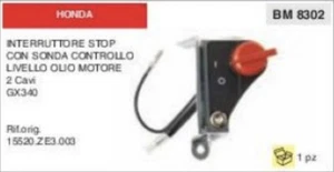 STOPPSCHALTER MIT SONDE MOTORÖLSTEUERUNG HONDA GX340 2 Kabel - Bild 1 von 1