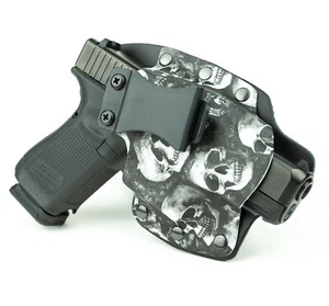 Glock - IWB Hybrid Holster - Optic Ready - Skulls - Picture 1 of 9