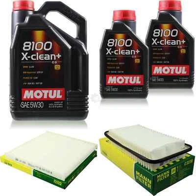 MOTUL 7 L 5W-30 MOTOR-ÖL+MANN-FILTER für Toyota Corolla ZZE12_ NDE12_ ZDE12_ 2.0 - Bild 1 von 4