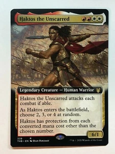 MTG Theros Beyond Death Haktos the Unscarred (Extended Art) 339 NM/M - Picture 1 of 1
