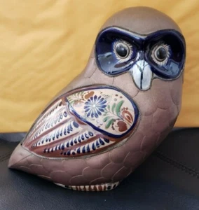 Vintage Ceramic Owl Figure/Statue Hand Painted (Pre-Owned) - Picture 1 of 9