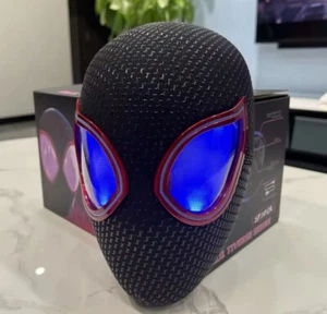 Neu Miles Morales Spider Man Maske beweglich Ring Steuerung Augen mit Fernbedienung Kostüm - Bild 1 von 1