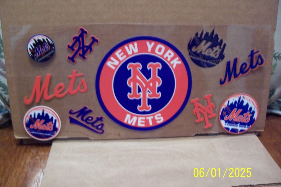 New York Mets Vinyl Stickers - Image 1 of 1