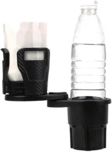 Universal Adjustable Car Cup Holder Tray Table for Drink Dual Hole Cup... - Picture 1 of 8