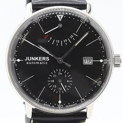 Junkers Bauhaus 6060 Reloj Hombre Esfera Negra Automático Acero Inoxidable... - Imagen 1 de 4