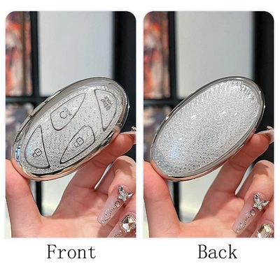 2pcs car key fob case cover for Hyundai Sonata IONIQ Elantra N remote key cover - Image 1 of 4