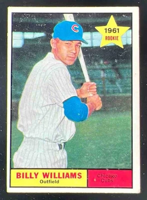 1961 Topps #141 Billy Williams radiocontrol Foto 1 de 2