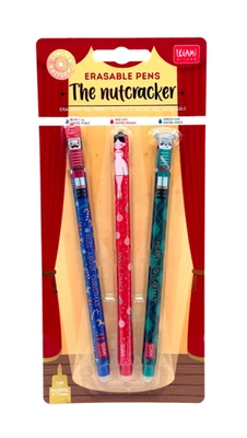 Legami Weihnachten 2025 – 3er Set Gelstifte Nutcracker Edition – Neu & OVP - Bild 1 von 2