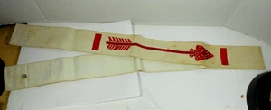 vintage Boy Scouts BSA Order of the Arrow Brotherhood sash embroidery 53" long - Picture 1 of 13