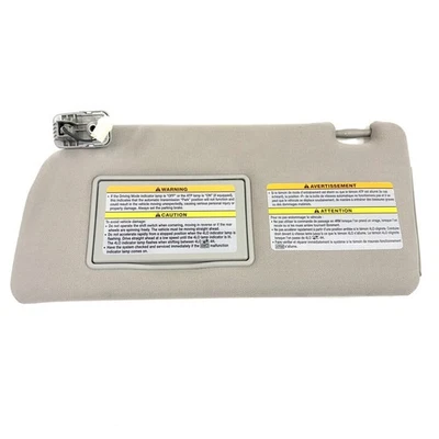 2005-2012 Nissan Pathfinder Sun Visor OEM Driver Left Side GRAY Cloth - Image 1 of 4