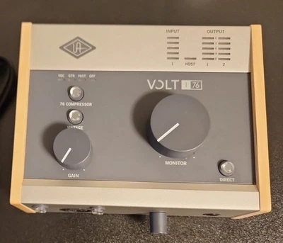 Universal Audio Volt 176 Portable 1x2 USB Type-C Audio/MIDI Interface Working - Image 1 of 4