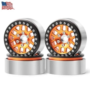 4x 1.9" Alloy Beadlock Wheel Rim For 1:10 RC Axial SCX10 90046 AXI03007 TRX4 ETC - Picture 1 of 12