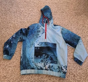 SPEEDO FOREVER 21 MENS SZ XL WINDBREAKER JACKET BLUE - Picture 1 of 4
