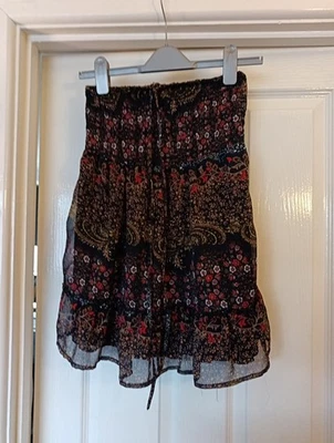 Evie Ladies Multicoloured Patterned Skirt. Size 10 - Image 1 of 4